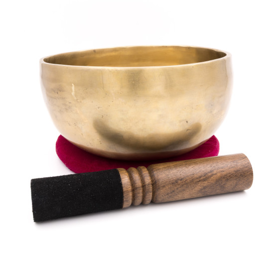 Bol chantant NATUREL - note DO dièse - 278 hz - 863 gr - 18 cm