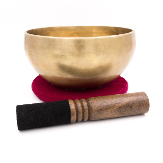 Bol chantant tibétain NATUREL - note DO - 263 hz - 1,072 kg - 18,4 cm