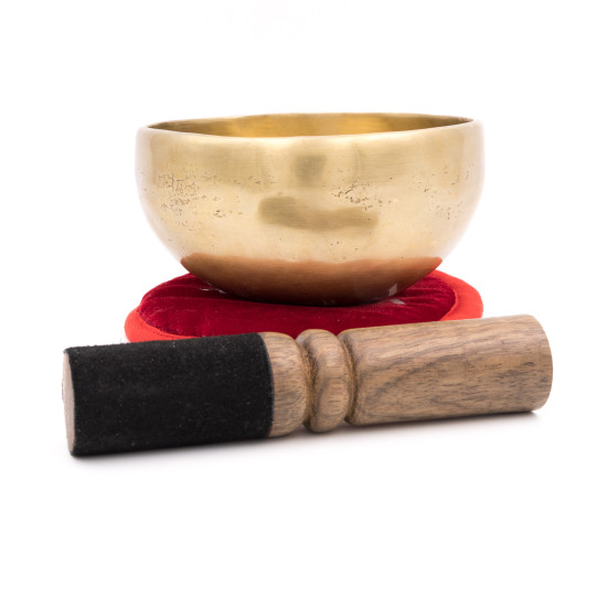Bol chantant tibétain NATUREL - note DO - 510 hz - 424 gr - 11,9 cm