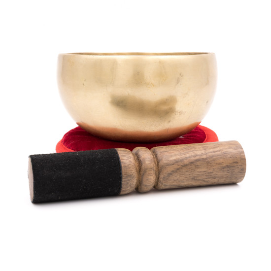 Bol chantant tibétain NATUREL - note DO - 537 hz - 411 gr - 11,5 cm