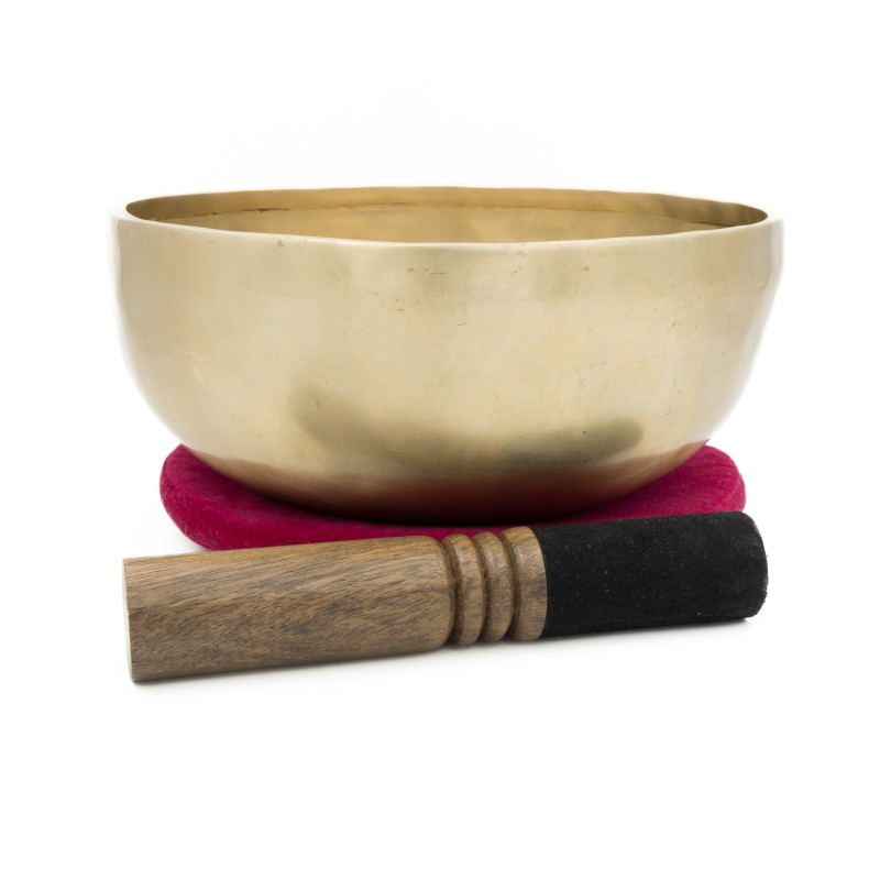 Bol tibétain naturel - note FA dièse - 182 hz - 1,59 kg - 22,4 cm