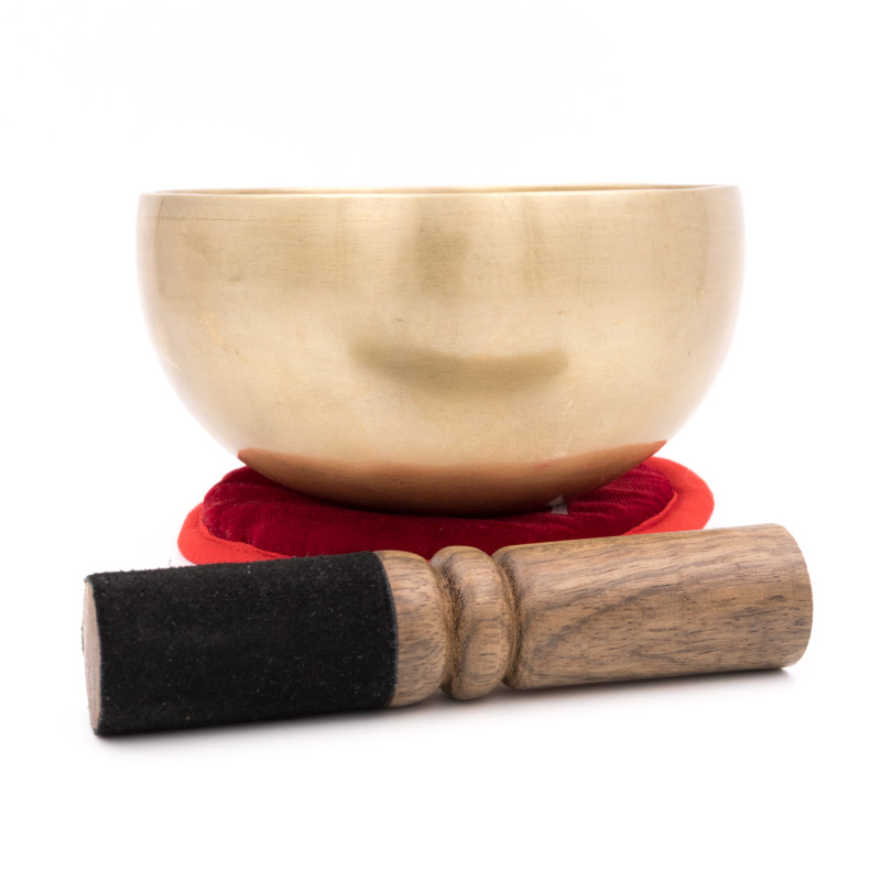 Bol tibétain NATUREL - note FA dièse - 361 hz - 496 gr - 13,6 cm