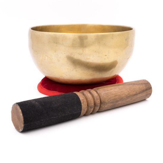 Bol chantant tibétain NATUREL - note MI - 331 hz - 741 gr - 14,8 cm