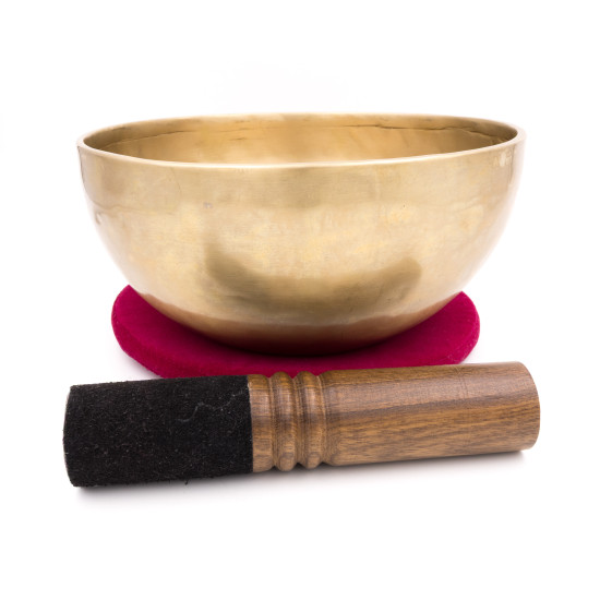Bol tibétain NATUREL - note RÉ dièse - 152 hz - 1,451 kg - 22,6 cm