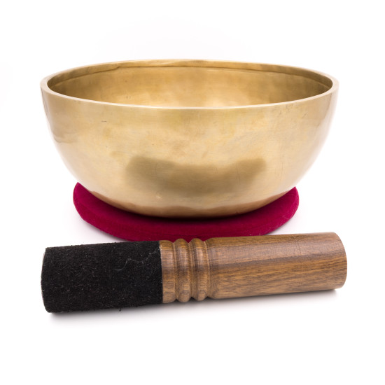 Bol chantant NATUREL - note RÉ dièse - 152 hz - 1,793 kg - 24,4 cm