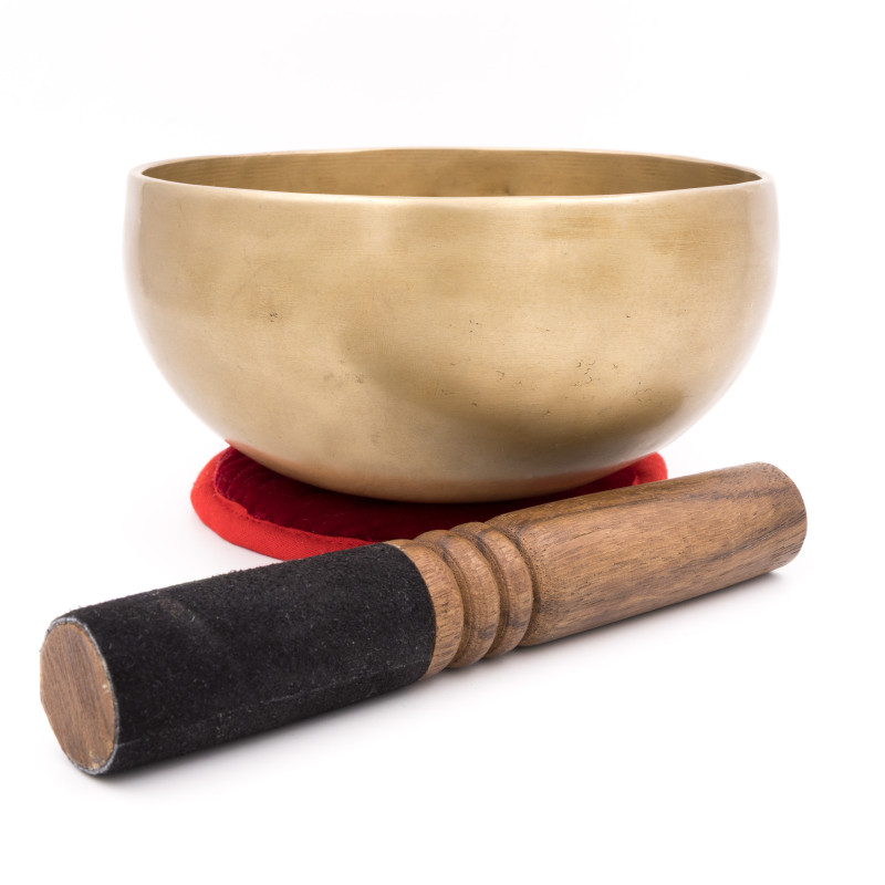 Bol chantant NATUREL - note RÉ dièse - 306 hz - 744 gr - 16 cm