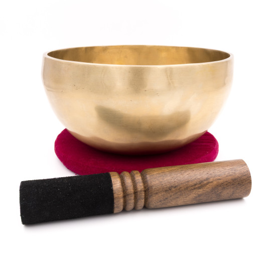 Bol tibétain NATUREL - note SI bémol - 235 hz - 958 gr - 18,3 cm