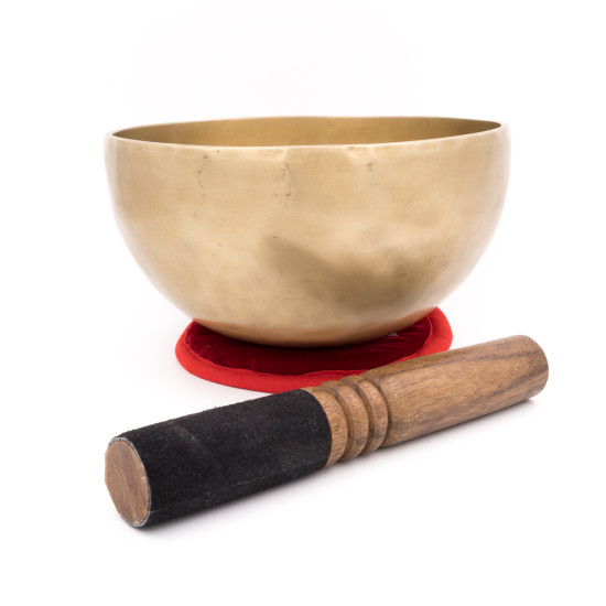 Bol tibétain NATUREL - note SI bémol - 235 hz - 963 gr - 17,4 cm