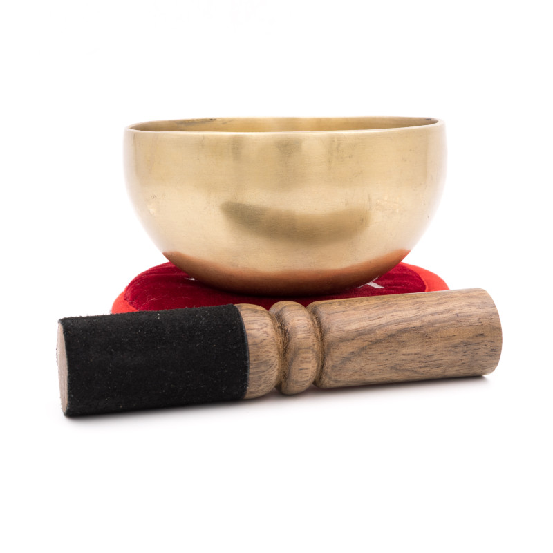 Bol chantant tibétain NATUREL - note SI - 480 hz - 300 gr - 11,2 cm