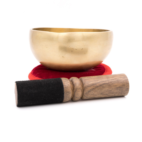 Bol chantant tibétain NATUREL - note SI - 500 hz - 401 gr - 12,1 cm