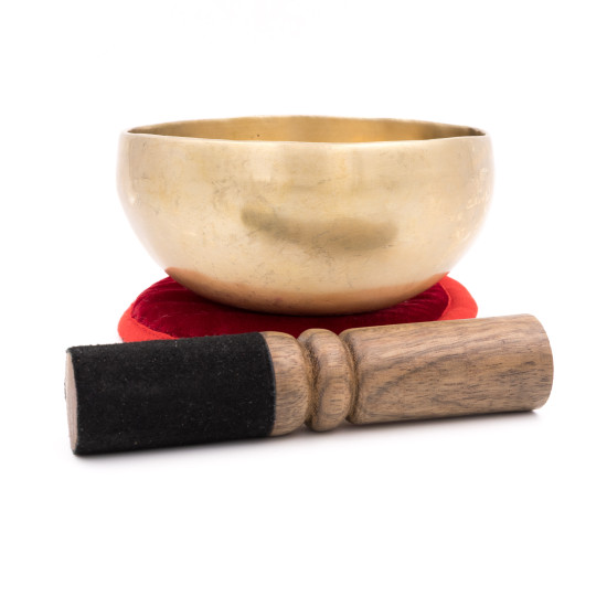 Bol chantant tibétain NATUREL - note SI - 503 hz - 441 gr - 12,2 cm