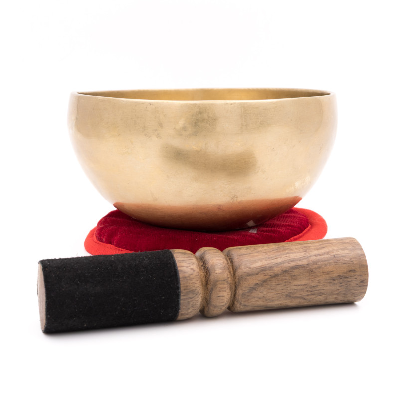 Bol chantant NATUREL - note SOL dièse - 405 hz - 546 gr - 13,5 cm