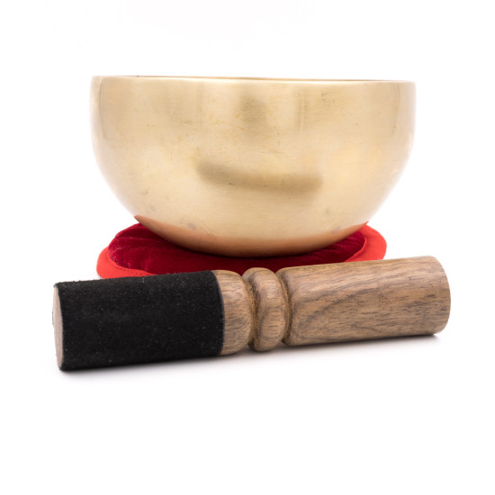 Bol tibétain NATUREL - note SOL dièse - 415 hz - 497 gr - 13,1 cm