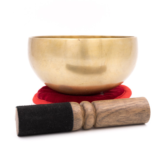 Bol tibétain NATUREL - note SOL dièse - 416 hz - 533 gr - 13,4 cm