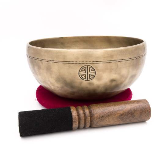 Bol tibétain FULL MOON - note SOL dièse - 211 hz - 977 gr - 19,3 cm