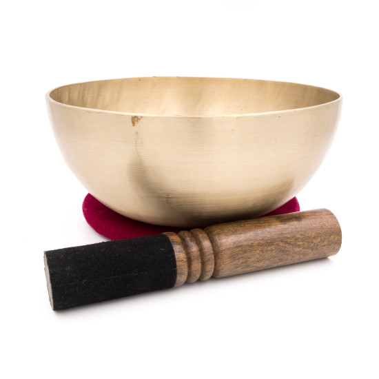 Bol chantant tibétain PATAN - note DO - 131 hz - 971 gr - 20,5 cm