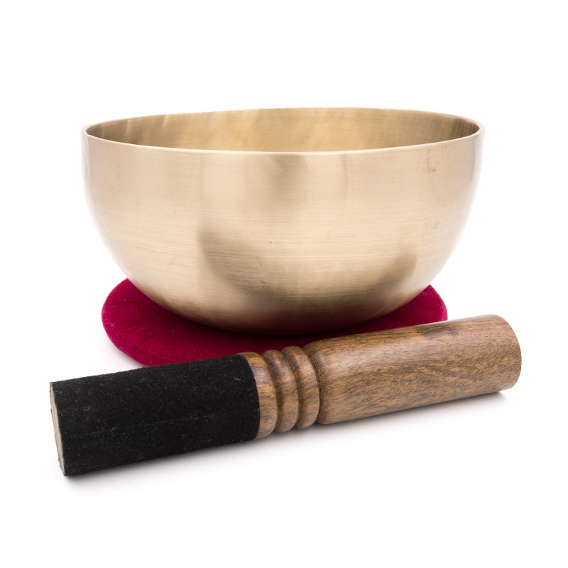 Bol chantant tibétain PATAN - note MI - 163 hz - 854 gr - 18,2 cm