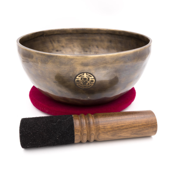 Bol chantant OM SAJAN - note RÉ dièse - 159 hz - 1,846 kg - 23,3 cm