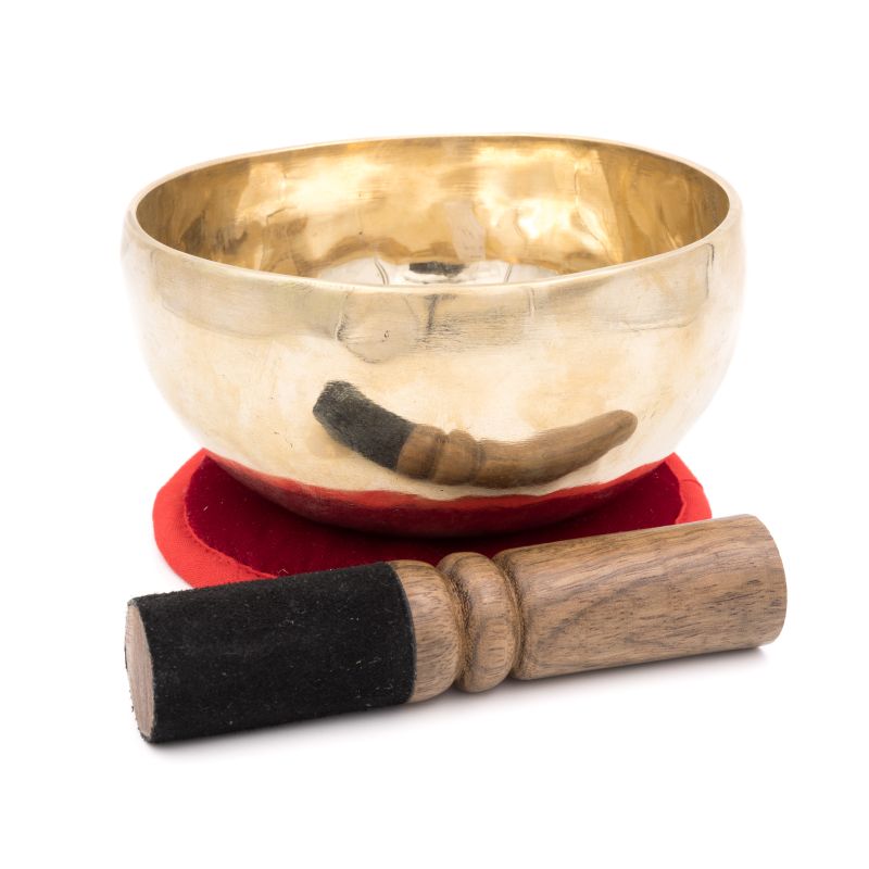 Bol tibétain SHINY - note SOL dièse - 404 hz - 519 gr - 13,2 cm