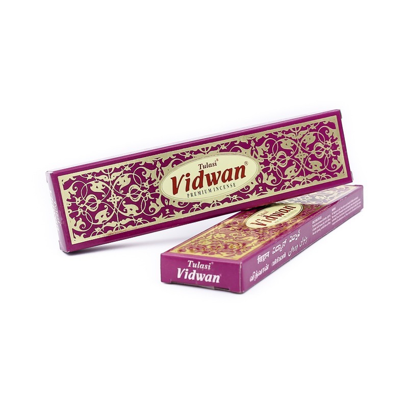 Tulasi Vidwan Premium en bâtonnets - Encens indien