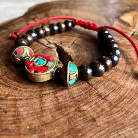 Bracelet "Baguwa phula" - Bracelets malas tibétains Bracelet "Baguwa phula" - Bracelets malas tibétains