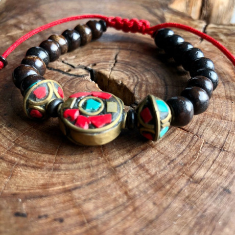 Bracelet "Baguwa phula" - Bracelets malas tibétains Bracelet "Baguwa phula" - Bracelets malas tibétains