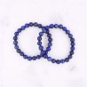 bracelet de perle en pierre lapis lazuli
