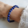 Bracelet lapis lazuli femme