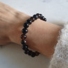 Bracelet onyx noir