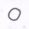 Bracelet en pierre hématite pour homme ou femme