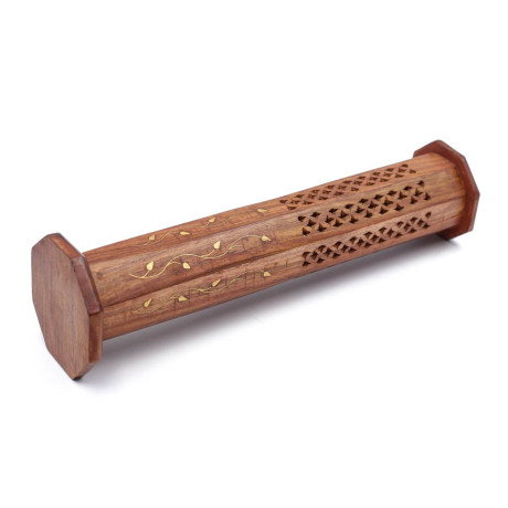 Porte encens vertical en bois sculpté - Porte encens Porte encens vertical en bois sculpté - Porte encens
