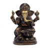 Statue de Ganesh couleur bronze - 17 cm