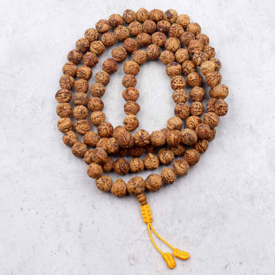 Mâlâ 108 perles en graines de bodhi d'Inde