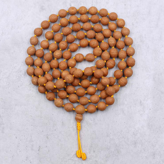 Mala 108 perles en graines de bodhi du Népal