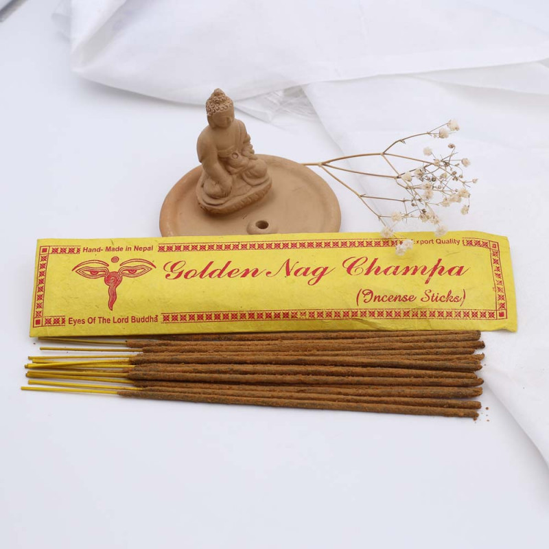Encens Golden Nag Champa - 15 bâtonnets