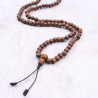 Chapelet de prière 108 perles en graines de raktu foncés