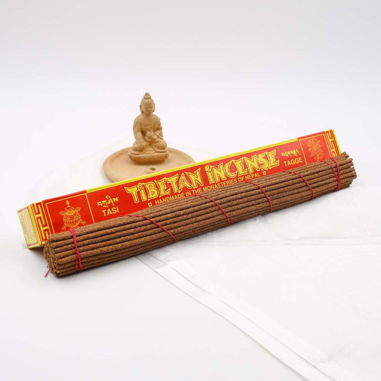 Étui de 44 bâtons d'encens tibétain Tasi Tagge
