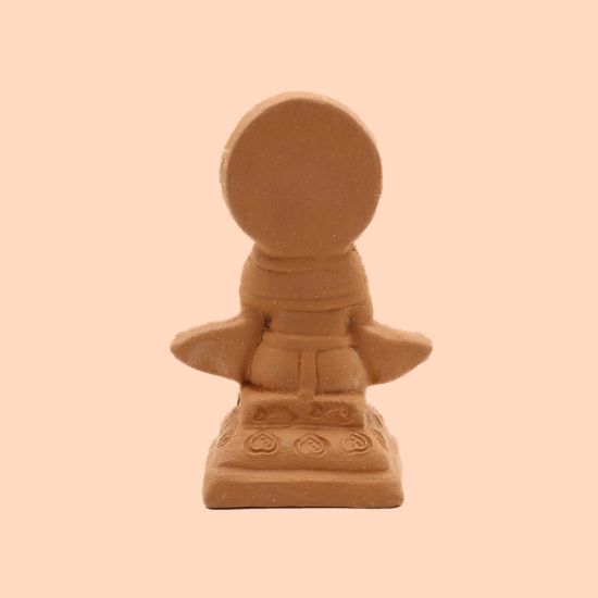 Statuette Ganesh en terre cuite de 10 cm