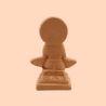 Statuette de Ganesh en terre cuite - 11 cm