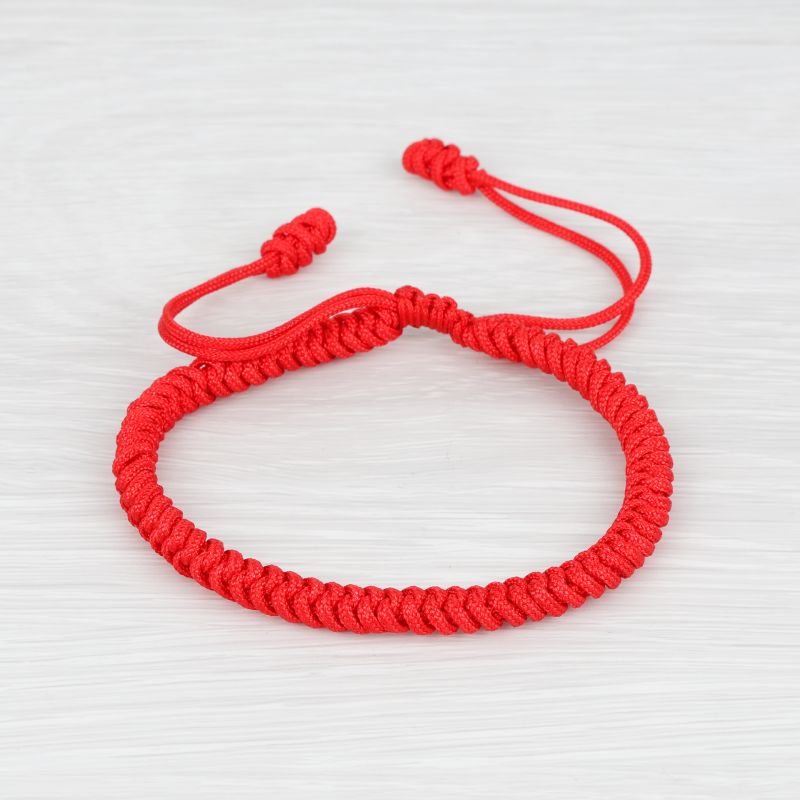 Bracelet Forme de coeur rouge cloisonné perles bracelets porte-bonheur  femmes bohême tressé Wrap Bracelet Femme bijoux faits à la main :  : Mode