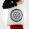 Sac tote bag 100% coton - Mandala coloré