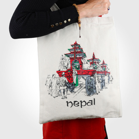 Tote bag en coton - Kumari festival