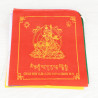 Drapeaux de prières tibétains - les 5 bouddhas - 14x16 cm