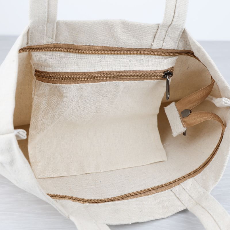 Sac tote bag en coton - Yeux de bouddha