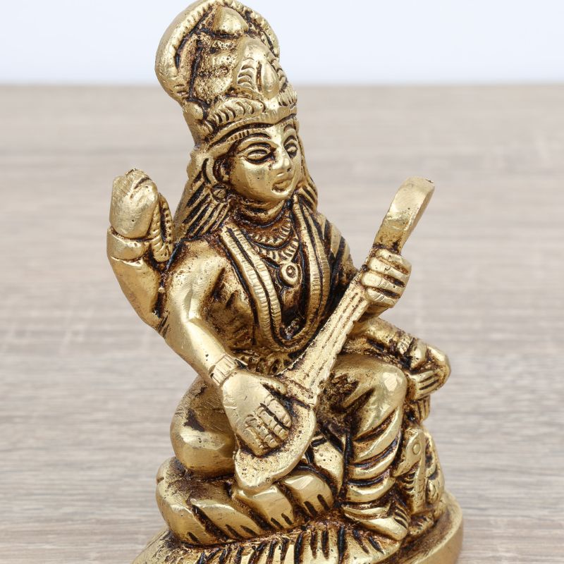 Statue de Saraswati - 10 cm
