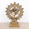 Statue de Shiva danseur cosmique en laiton - 21 cm