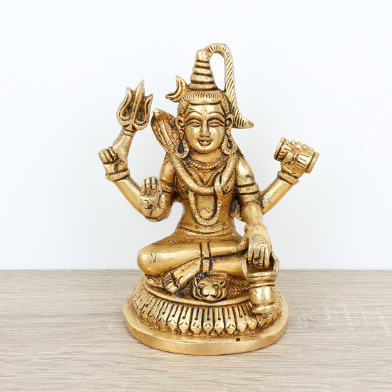 Statue du dieu hindou Shiva - 13 cm - 987 gr