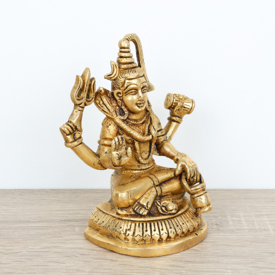 Statue du dieu hindou Shiva - 13 cm - 987 gr