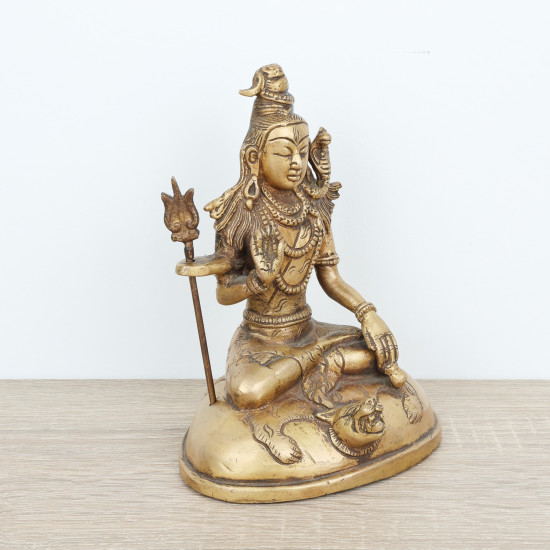 Statue de la divinité indienne Shiva - 16 cm - 994 gr