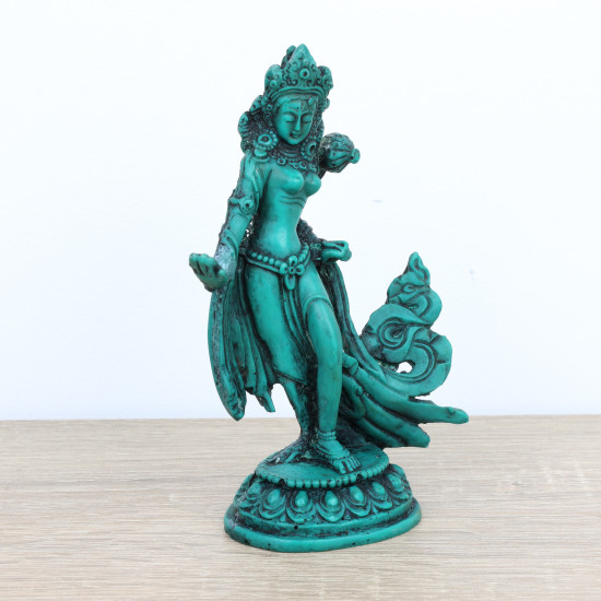 Statue tara debout en résine - 12,5 cm - 87 gr